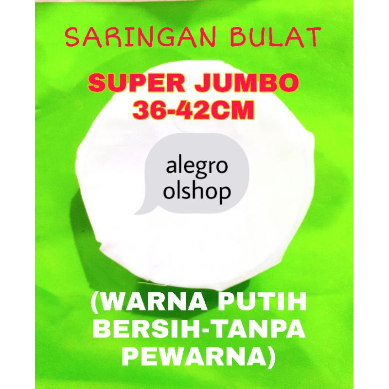 (SUPERJUMBOPUTIH) Saringan Kain Bulat Kopi/Susu Kacang/Cincau