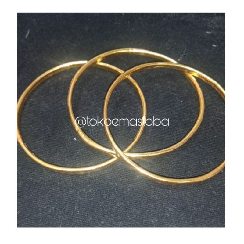 Gelang keroncong emas london 24karat berat satu buah 10gram