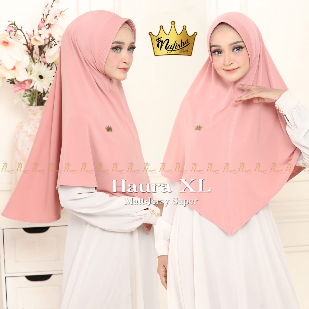 Jilbab Instan Bergo Pad Jumbo Haura By Nafisha