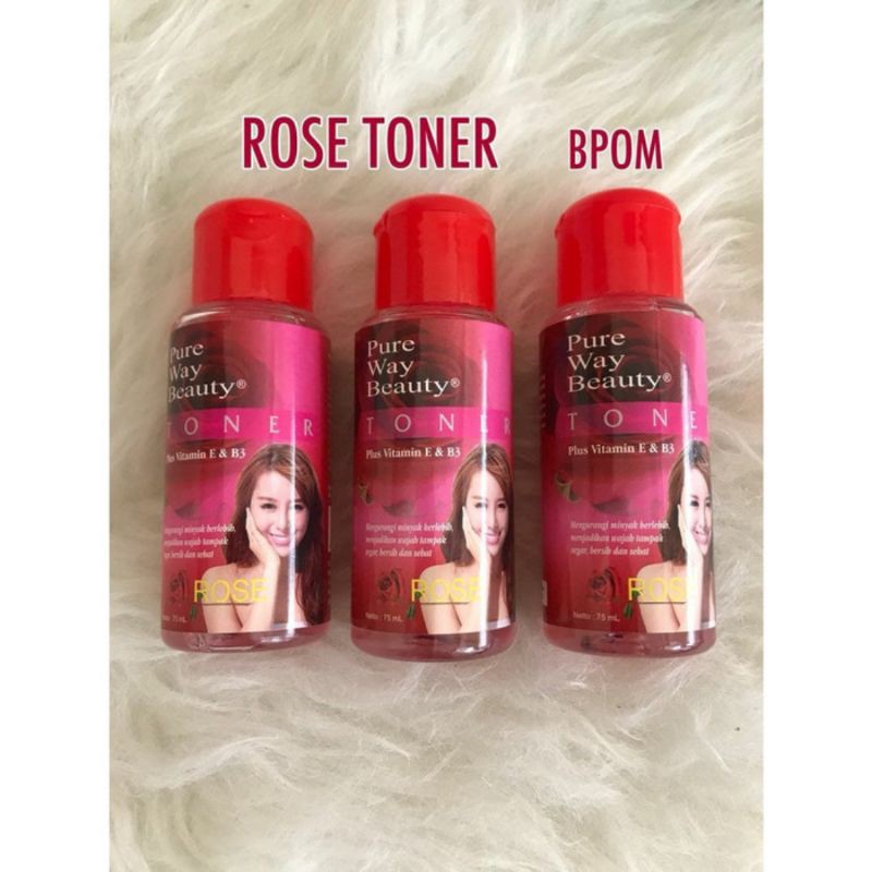 TONER ROSE PURE WAY BEAUTY - Toner Wajah