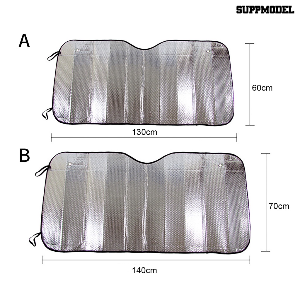 Suppmodel Sun Visor Kaca Depan Mobil Universal Dengan Perlindungan UV