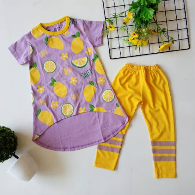 Stelan Tunik Legging Girl By Cool Bee