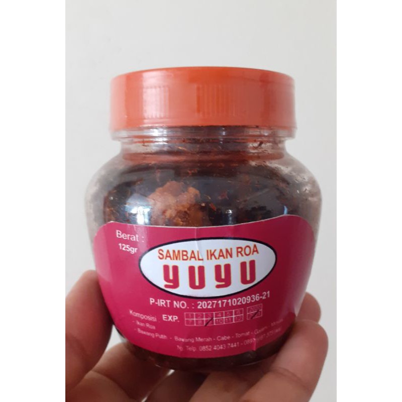 

Sambal ikan roa Merk Yuyu 125 gram