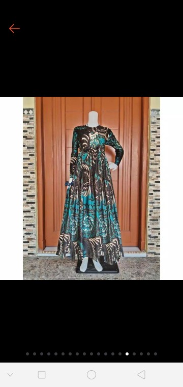 Ms Gamis Batik Sriwedari Maxi Bumil/busui Katun Sogan Allsize & Jumbo