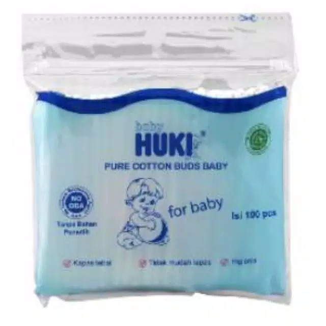 Huki Baby Cotton Bud Buds Extra Fine isi 100pcs