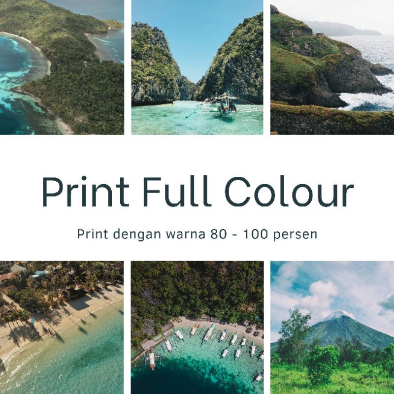 

Print/cetak full colour