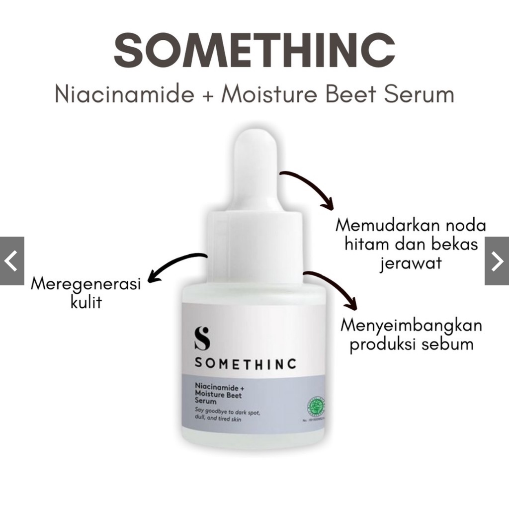 [PROMO SPESIAL] BPOM SOMETHINC Niacinamide + Moisture Beet Serum 20ml 40ml 100% ORIGINAL