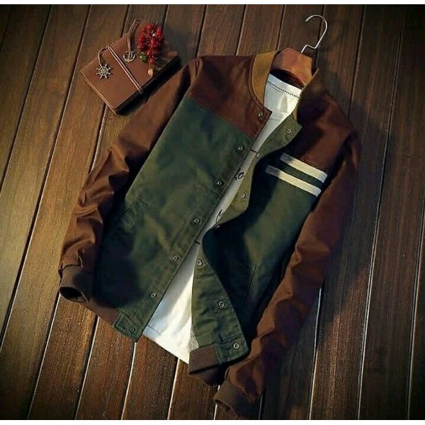 jaket baseball american drill