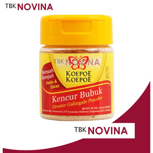 KENCUR BUBUK Koepoe Koepoe / Bumbu Kencur KupuKupu / Kencur Kupu (23gr)