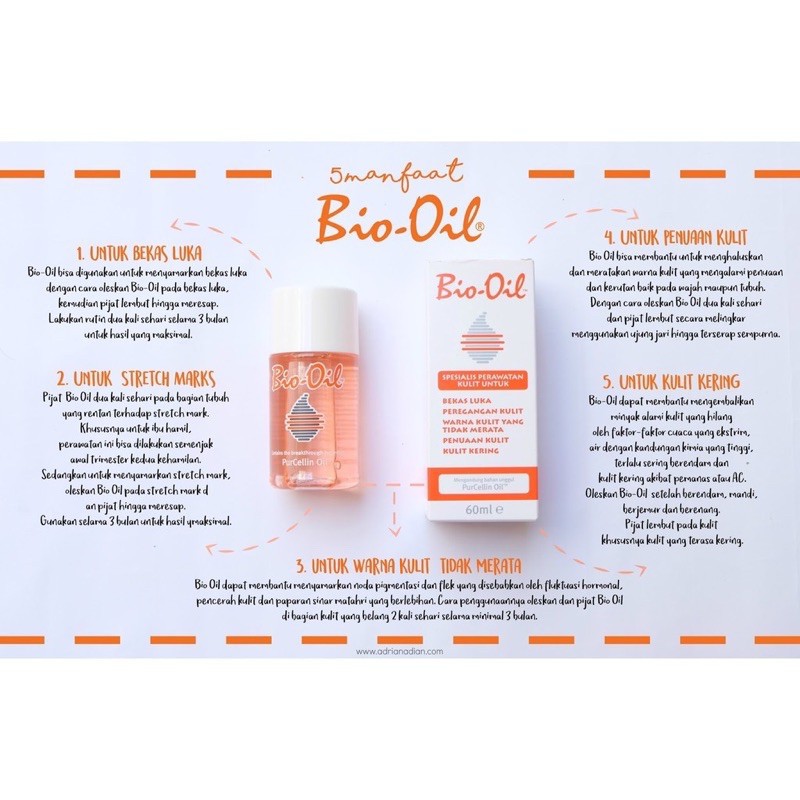 Bio Oil Skincare Minyak Perawatan Kulit Penghilang Bekas Luka