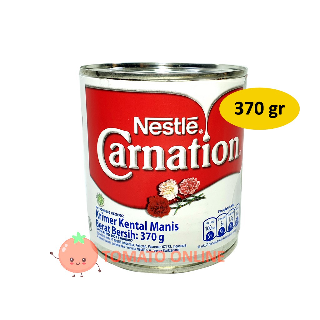 Nestle Carnation Krimer Susu Kental Manis 375 gram gr G / 375gr