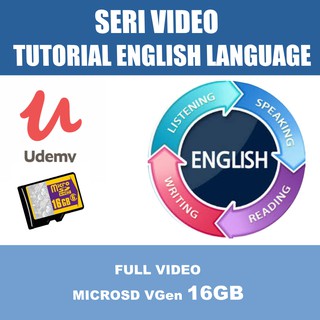 Video Tutorial Belajar Bahasa Inggris Microsd 32gb English Language Shopee Indonesia