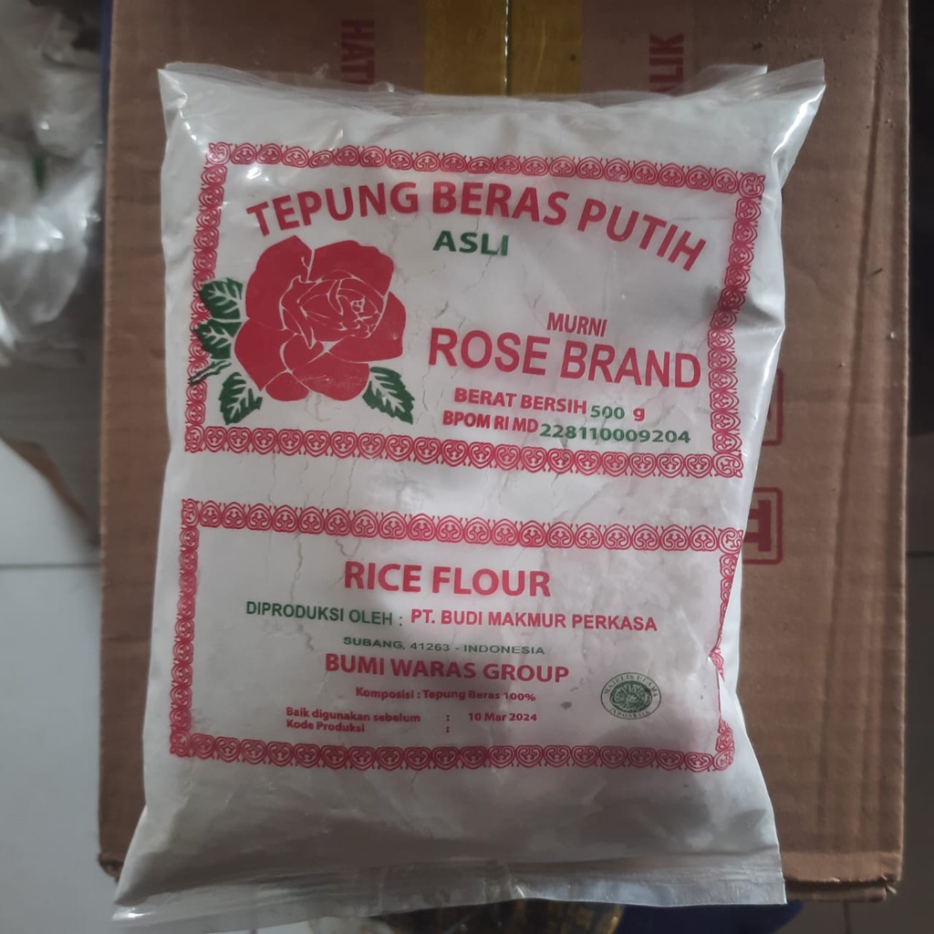 

Tepung Beras Rose Band 500gram