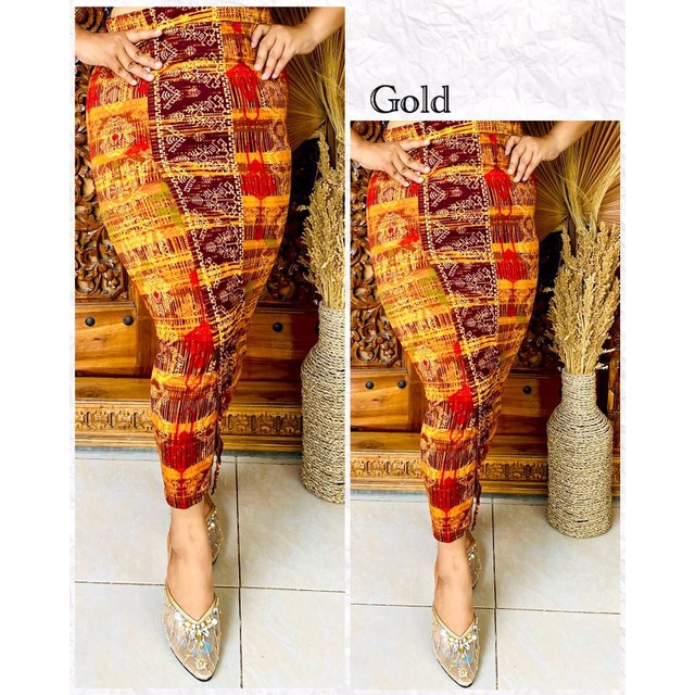 Kamen Jadi Full Strait Motif Songket / Kamen Jadi murah/ Kamen jadi Bali oleh oleh