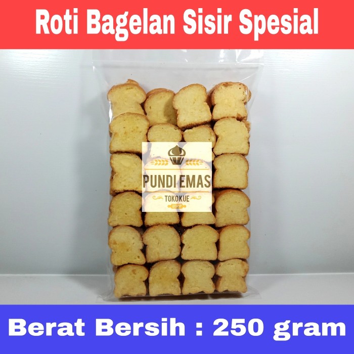 Roti Bagelen Bandung 250Gr / Bagelan Manis Butter Susu / Roti Kering Spesial