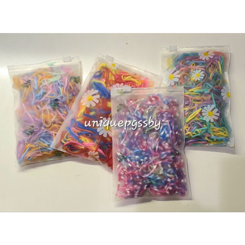 1000PCS KARET RAMBUT JEPANG ANAK / KARET RAMBUT ELASTIS