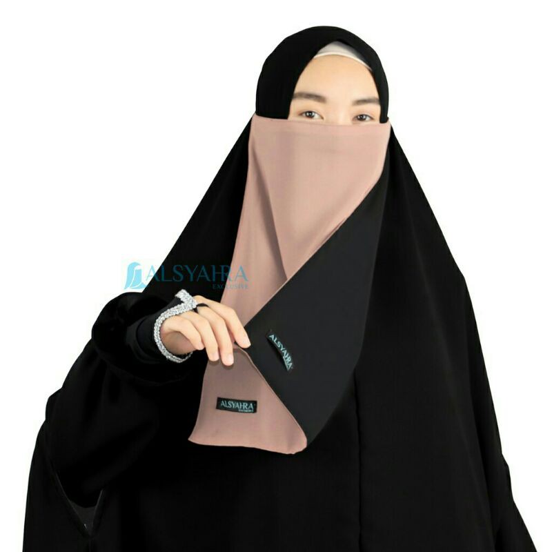 Cadar Tali Karet Bolak Balik 2 Warna Sifon Premium Alsyahra Exclusive