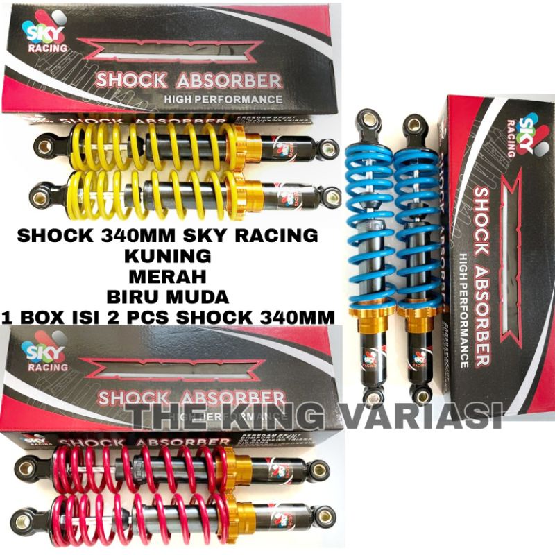 SHOCK 340MM/SHOCKBREAKER 340MM SKY RACONG/SHOCK BEBEK 340MM/SHOCK MATIC 340MM/SHOCKBREAKET MOTOR