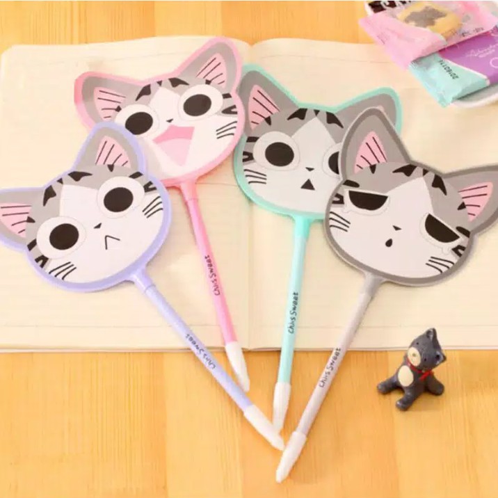 

Pulpen Kipas Karakter Kucing Lucu Imut Unik Chi The Cat