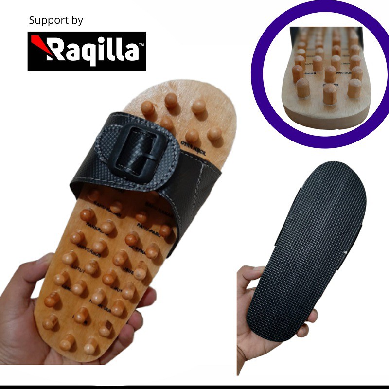 Sandal kesehatan Rematik Refleksi Kesehatan sandal Refleksi Terapi Sandal Jepit Rematik Sandal Rematik Kayu Pria Wanita Slop Terapi Refleksi Kesehtan Murah