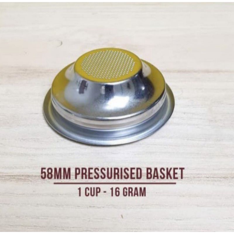 Portafilter Basket 58mm 1 Cup Funnel Basket 58mm Single