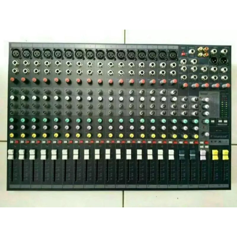 Mixer Soundcraft EFX16 Full 16 Mono 2 stereo + 32 Efek Vocal GARANSI