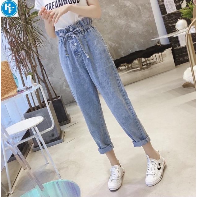 1KG MUAT 4PCS |  DIFA BAGGY JEANS SNOW ACID TALI KANCING KOREAN STYLE HITS OOTD SELEBGRAM FASHION