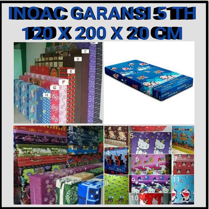 INOAC KASUR BUSA 120X200 TEBAL 20CM (Garansi 5 thn)