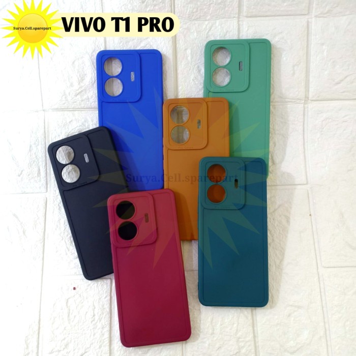 Case Slim Matte Pro Camera Vivo T1 Pro - SC