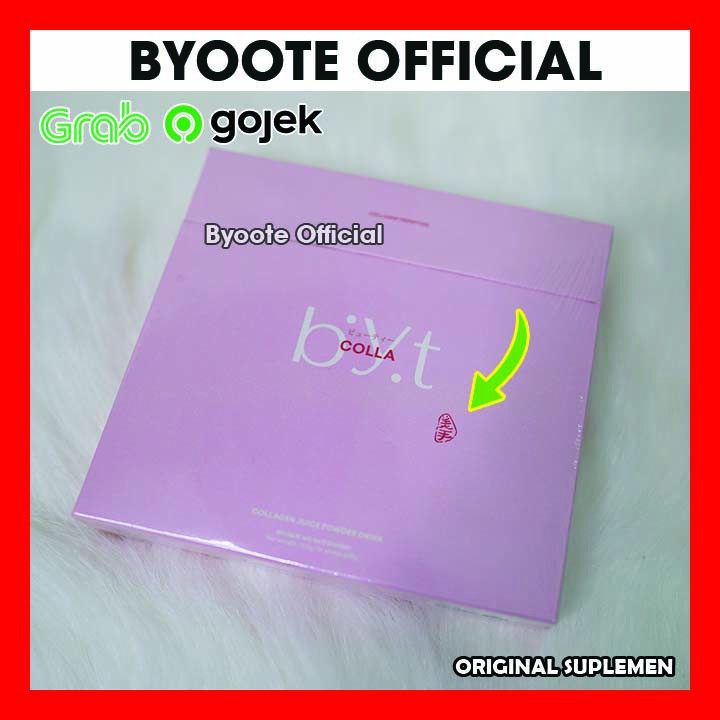 BYT Colla B.Y.T Collagen Byoote Kolagen 16 sachet 16sachet BPOM Halal ASLI ORI Gojek Grab Jakarta
