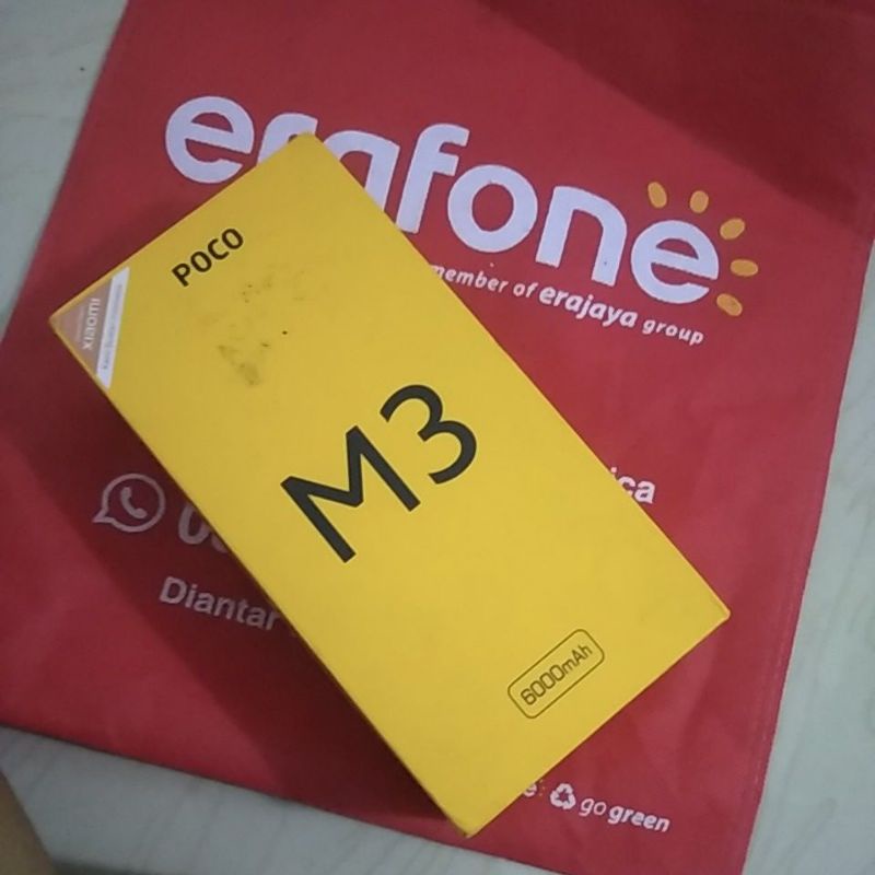 Xiaomi poco m3 ram 6gb internal 128gb 6000mah seperti baru