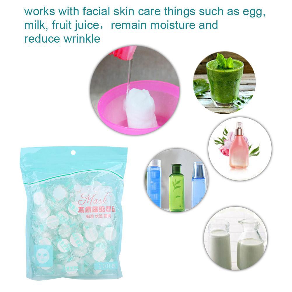 Compressed Paper Mask Sheet / Tablet Masker Wajah