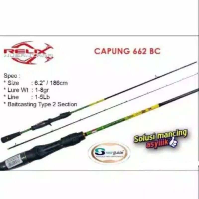 JORAN BAIT CASTING RELIX NUSANTARA CAPUNG 662 UL