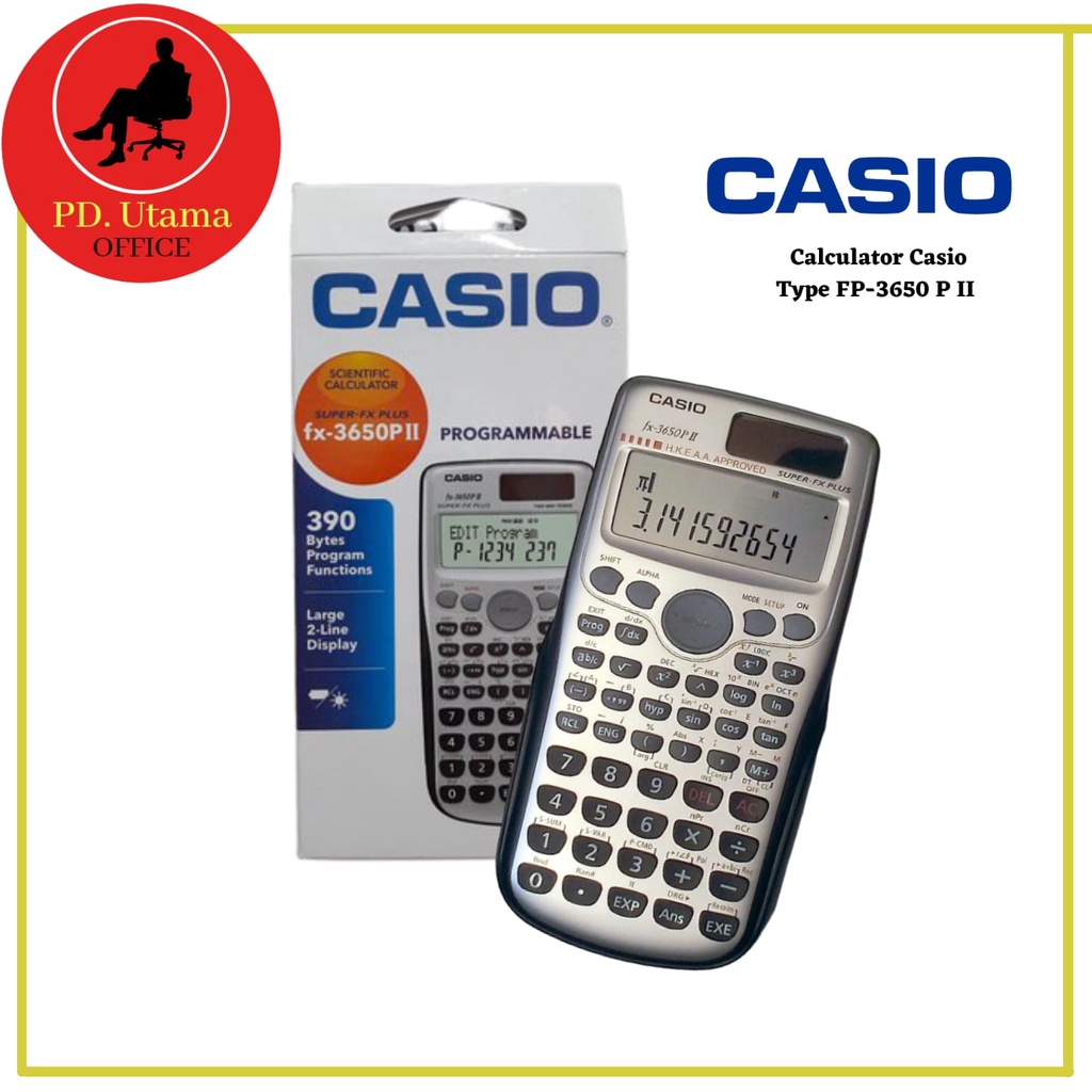 

Casio Calculator Scientific FX 3650 P II