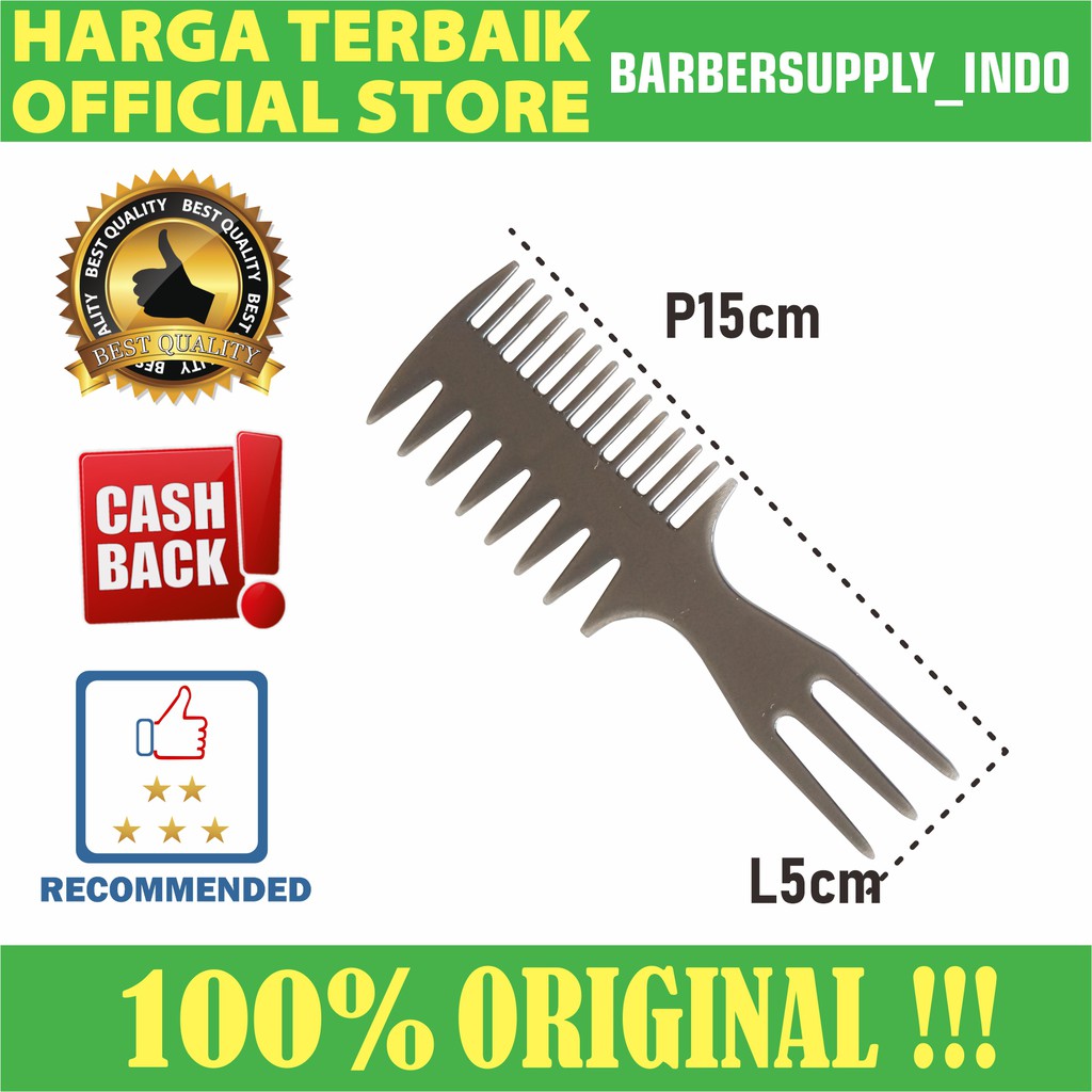 Sisir Styling Premium Sisir Texture Comb Barber Salon