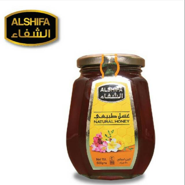 

ALSHIFA Natural honey 500 gr, madu asli Arab 100% murni original promo