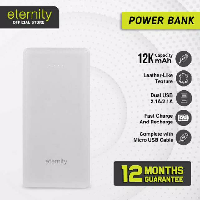 POWERBANK ETERNITY 12.000mAh