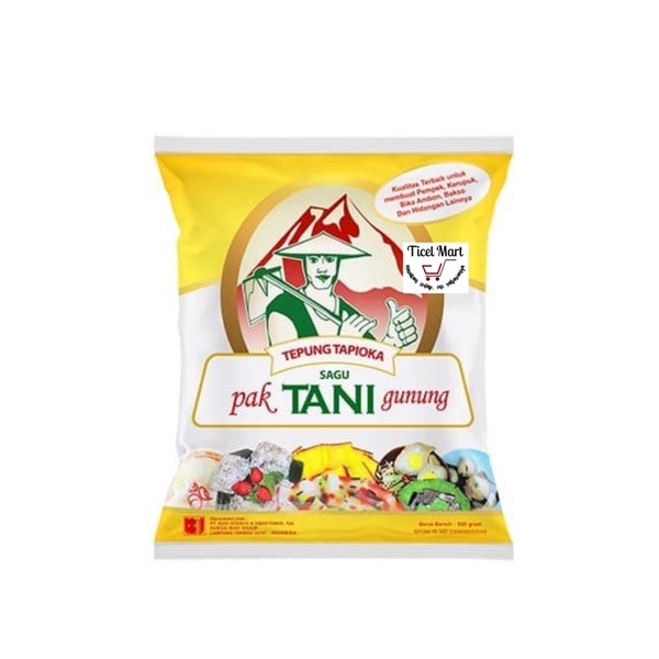 500gr | Tepung Tapioka Pak Tani Gunung | Tepung Kanji Aci Sampeu Sari pati singkong