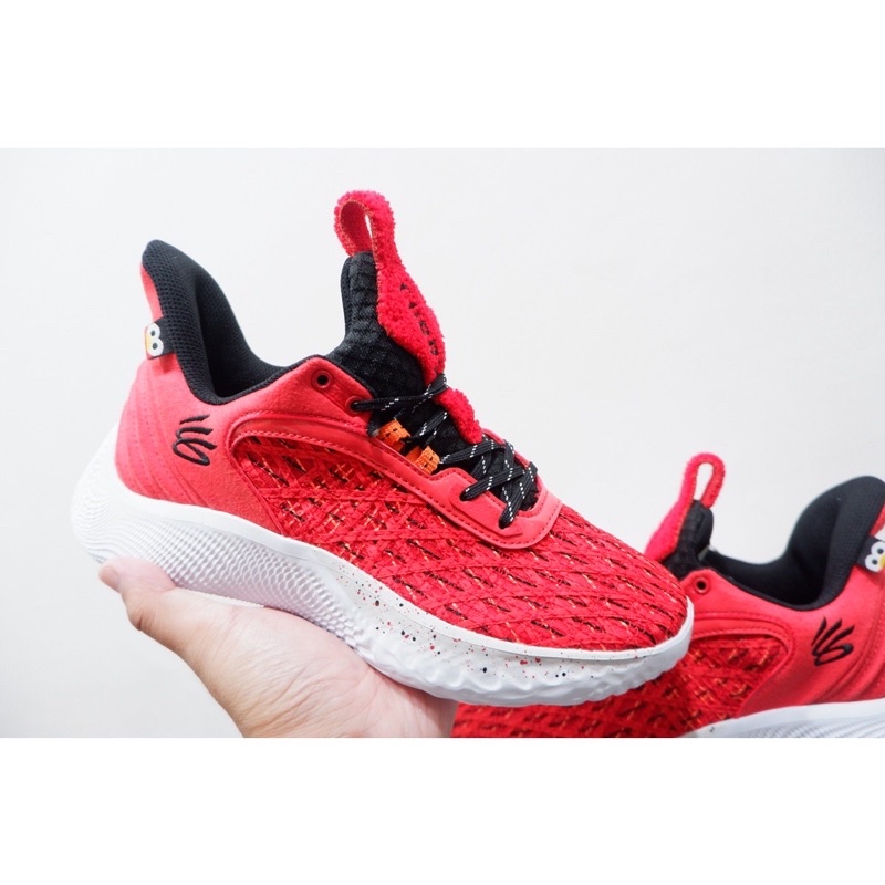 Sepatu Basket UA Curry 9 Flow SESAME STREET X DRIBBLE ME ELMO