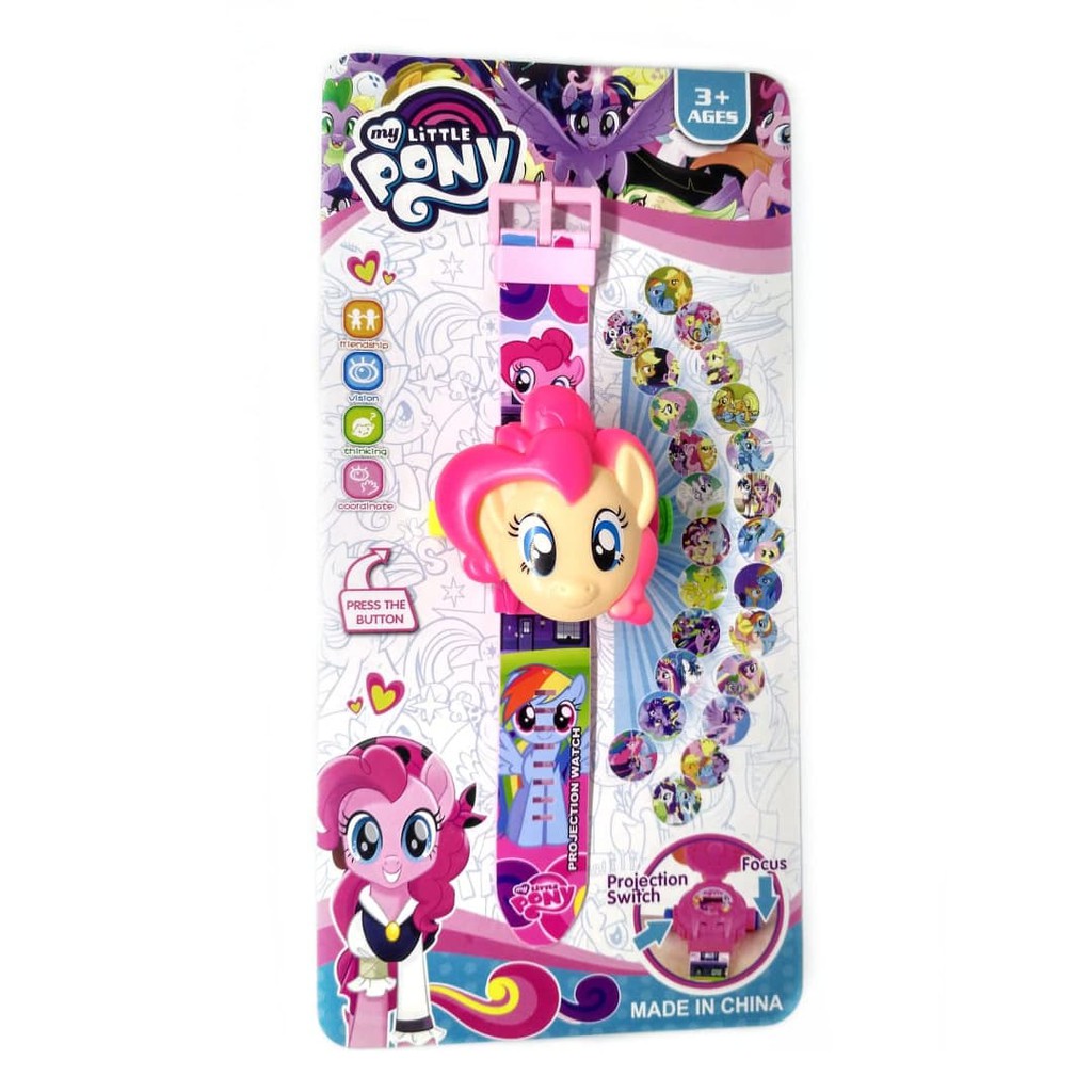 New Trend! JAM TANGAN ANAK PEREMPUAN MY LITTLE PONY DIGITAL PROYEKTOR JUMBO