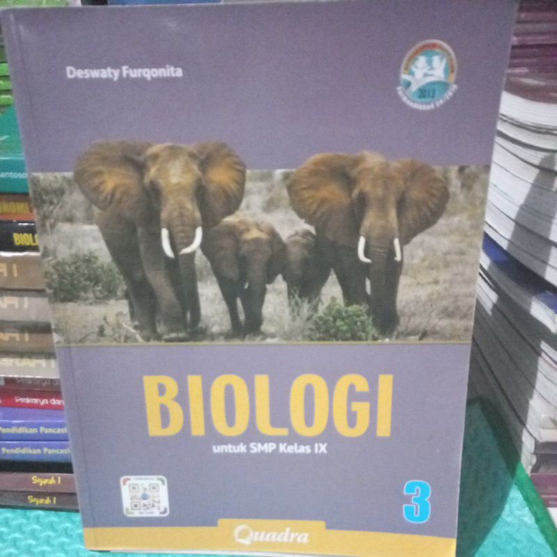 bekas BIOLOGI SMP kelas 3 quadra