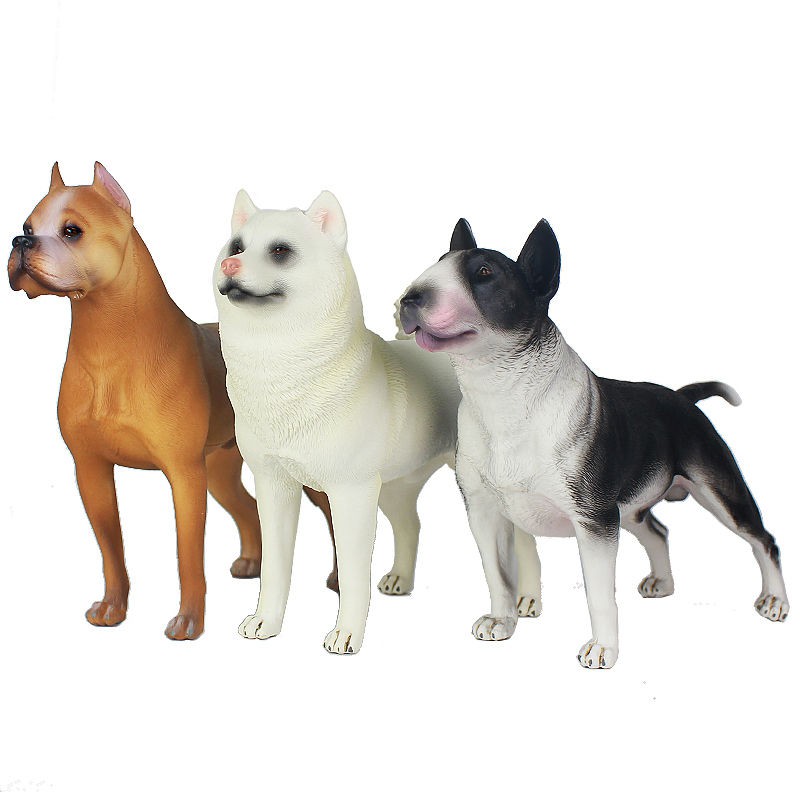 Mainan Model Anjing Jerman Shepherd Ukuran Besar Untuk Simulasi