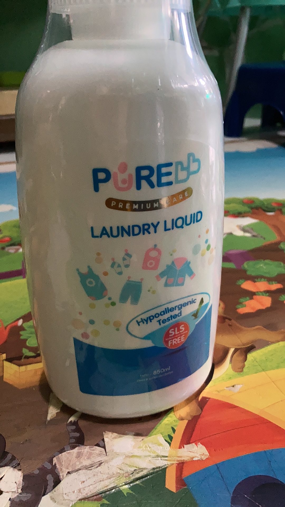 Purebb Laundry Liquid 850ml - Detergen Cair Bayi Kemasan Botol
