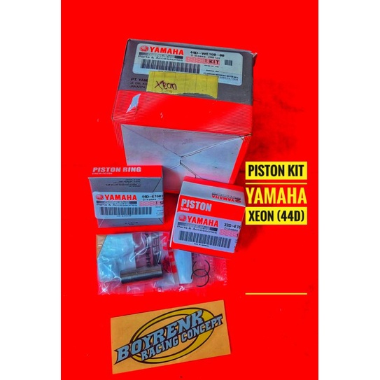 PISTON SEHER SEKER KIT 44D YMH XEON STD ORIGINAL ORI ASLI YAMAHA YGP-BOYRENK RACING