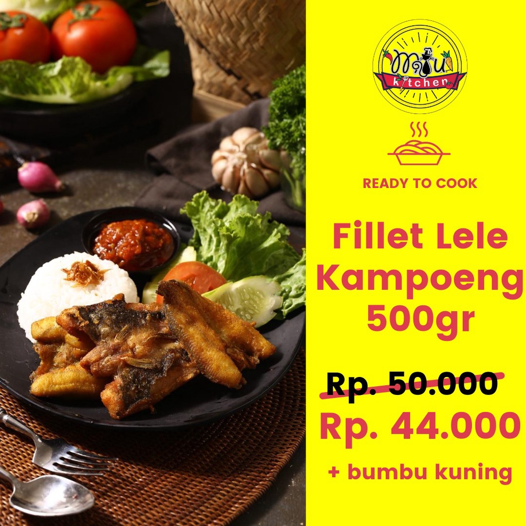 

Lele Fillet Bumbu Kampoeng/ Bumbu Kuning