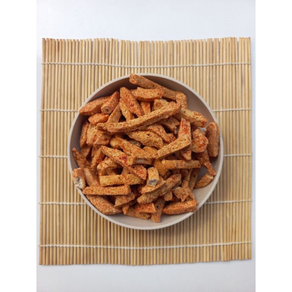 

Basreng Pedas Daun Jeruk/Baso Goreng Pedas