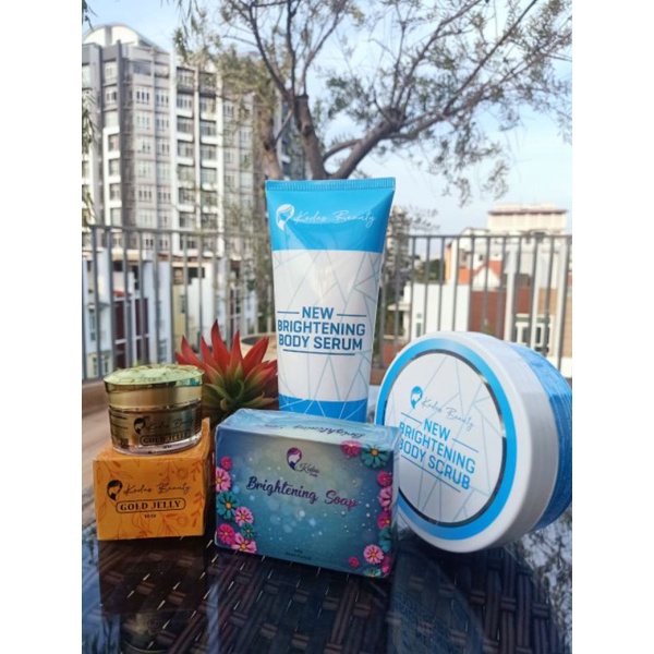 PAKET KEDAS BEAUTY ORIGINAL 4IN1 PAKET LENGKAP KEDAS BEAUTY BODY SERUM+SCRUB+GOLD JELLY+SABUN