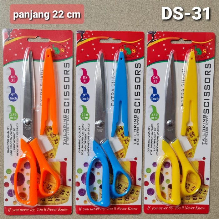 GUNTING KAIN PLASTIK WARNA DS-31