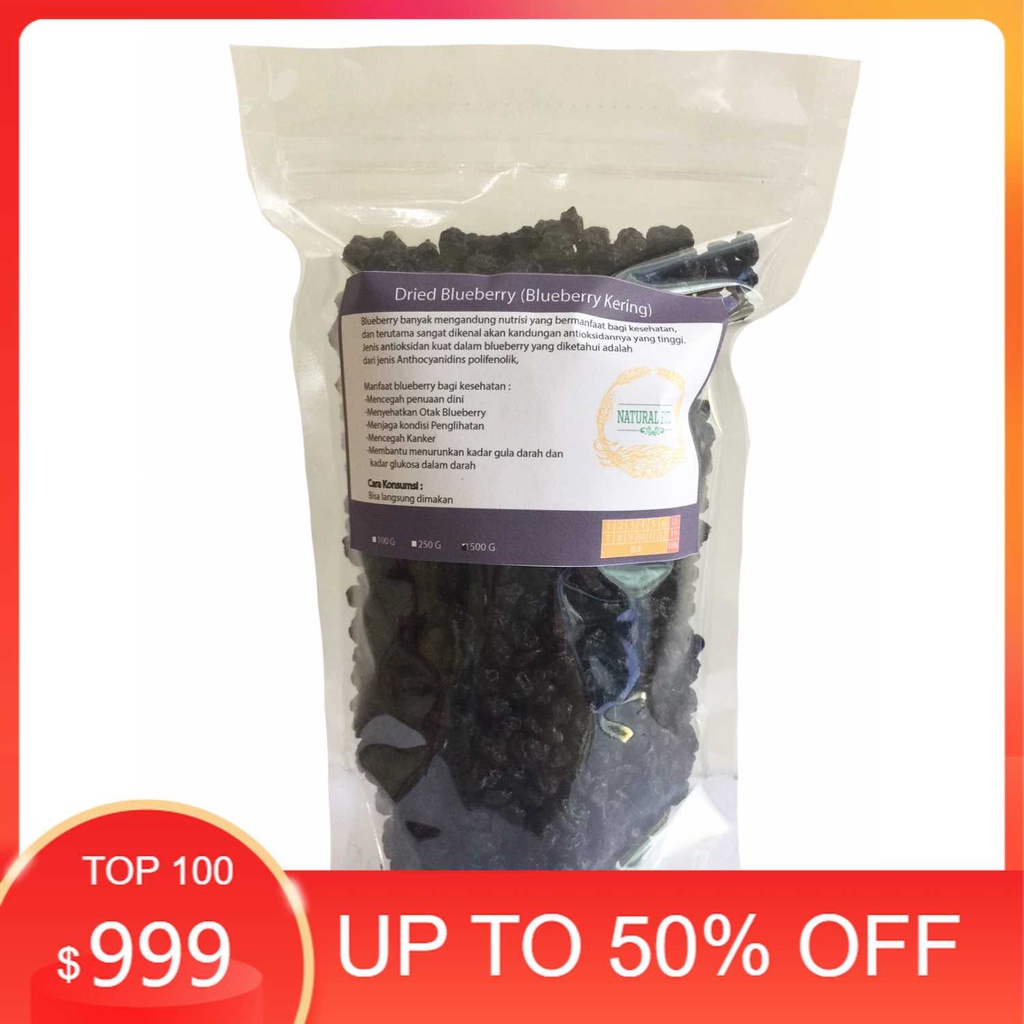 

Terlaris Dried Blueberry (Blueberry Kering) 500gr