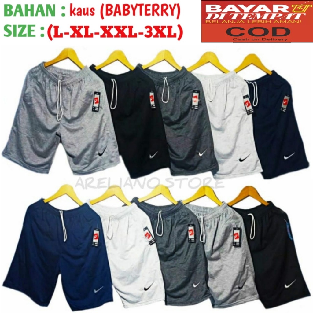 ARELIANO STORE/CELANA PENDEK DEWASA KAUS BABYTERRY SUPER/TERLARIS/CELANA PENDEK MURAH/CELANA PENDEK 